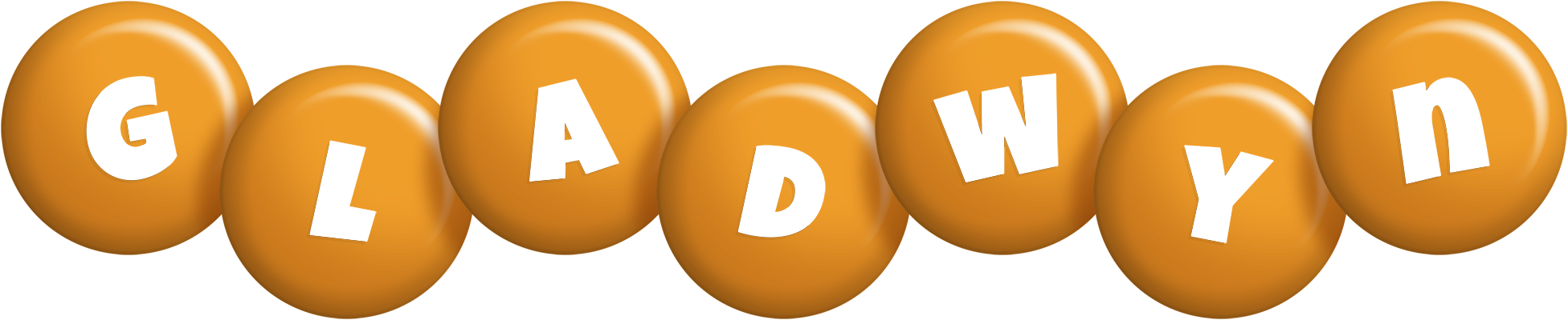 Gladwyn candy-orange logo