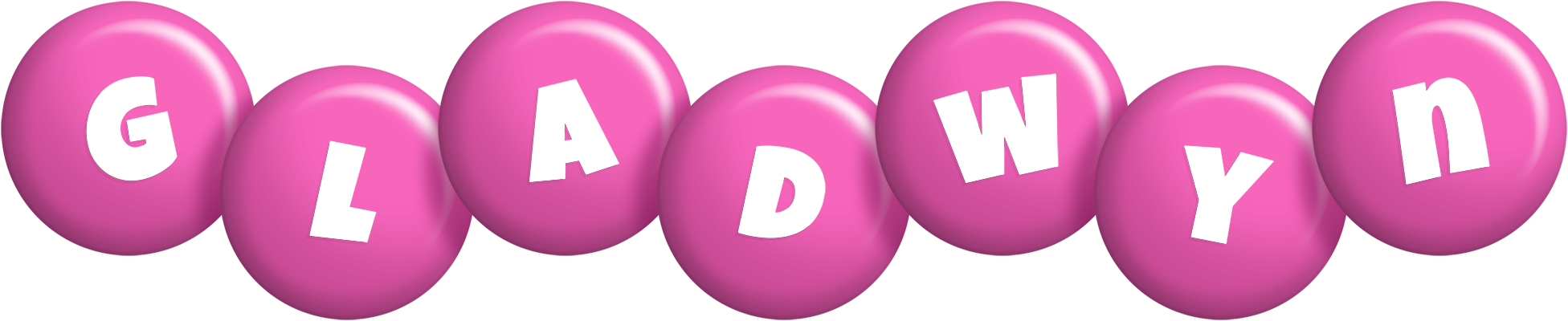 Gladwyn candy-pink logo