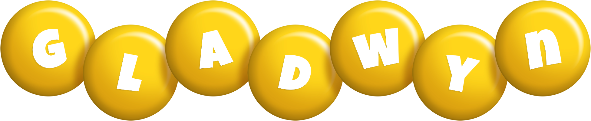 Gladwyn candy-yellow logo