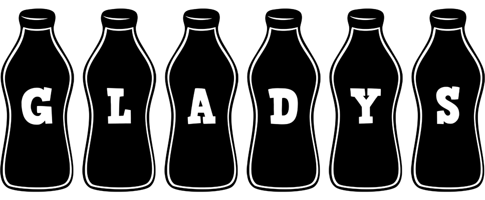 Gladys bottle logo
