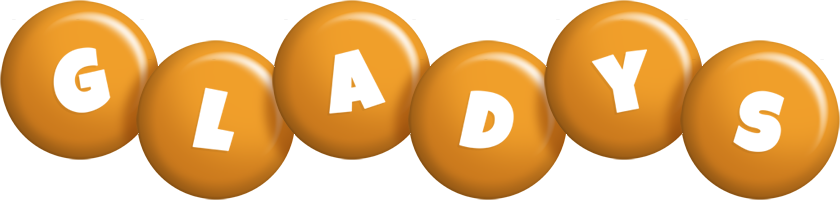 Gladys candy-orange logo