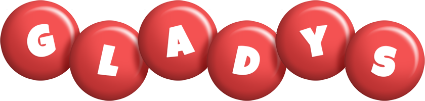 Gladys candy-red logo