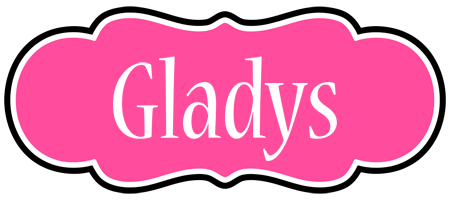 Gladys invitation logo