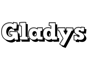 Gladys snowing logo