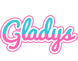Gladys woman logo