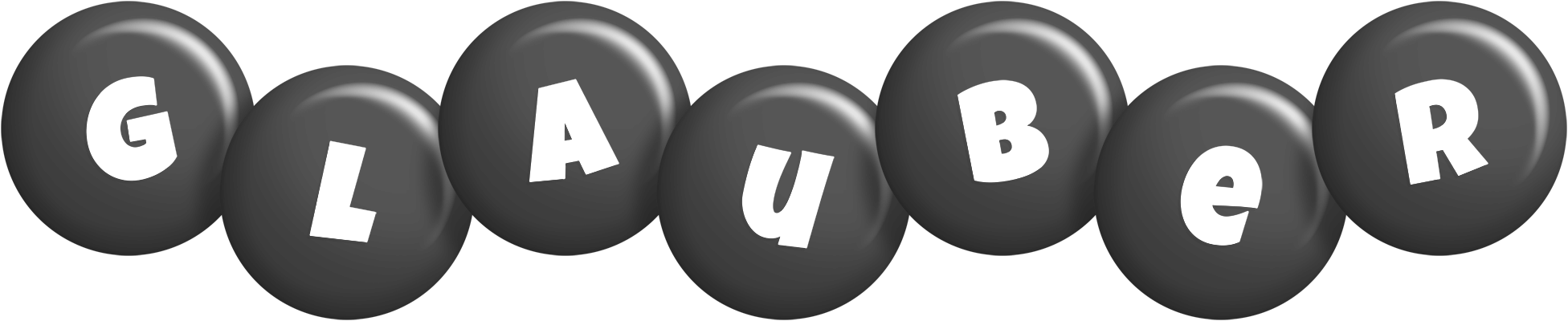 Glauber candy-black logo