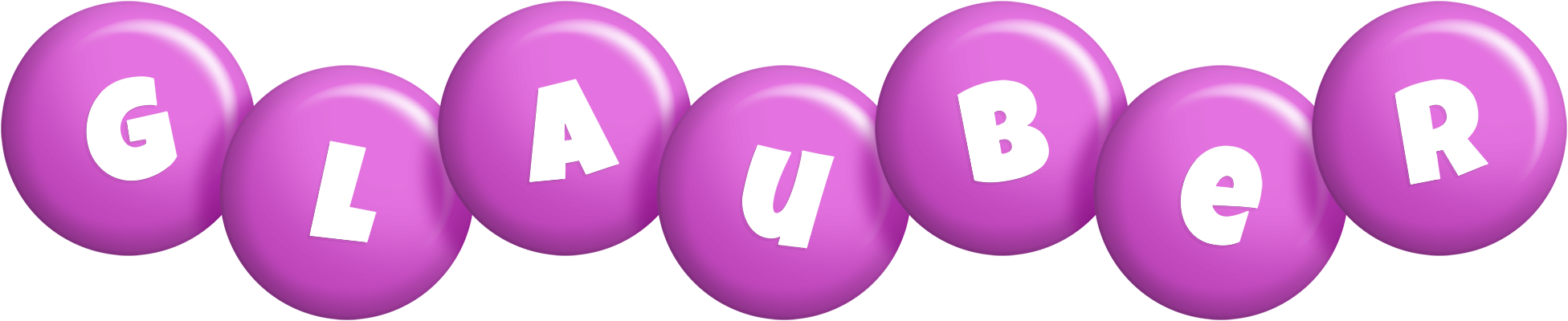 Glauber candy-purple logo