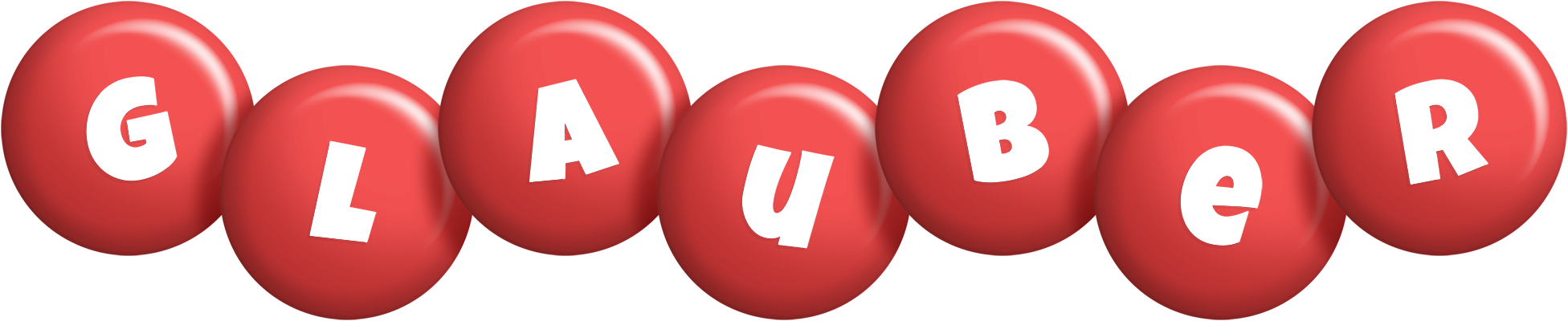 Glauber candy-red logo