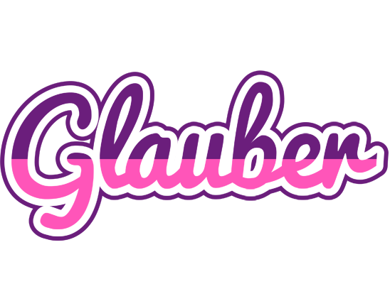Glauber cheerful logo