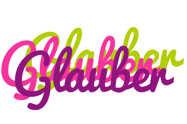 Glauber flowers logo
