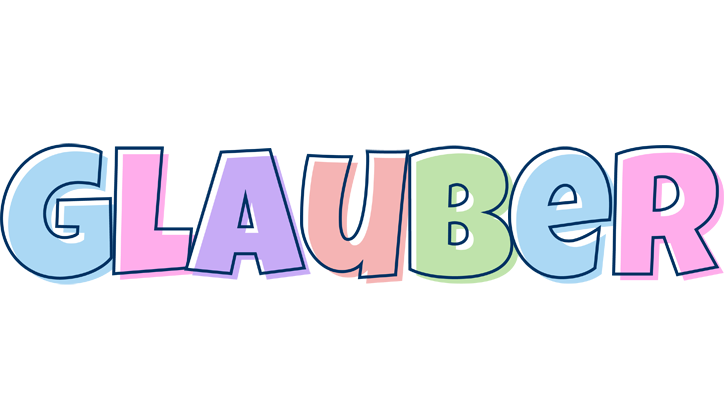 Glauber pastel logo