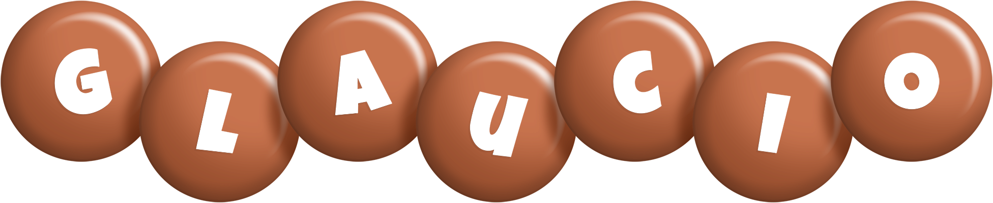 Glaucio candy-brown logo