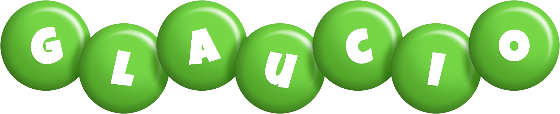 Glaucio candy-green logo