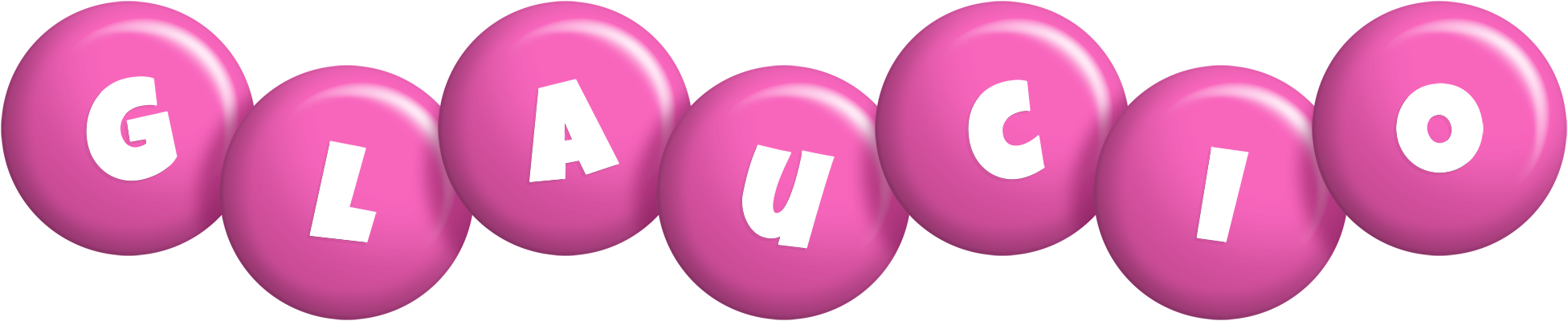 Glaucio candy-pink logo