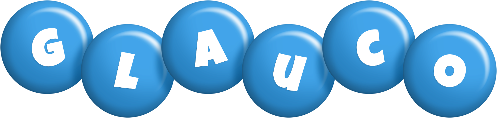 Glauco candy-blue logo