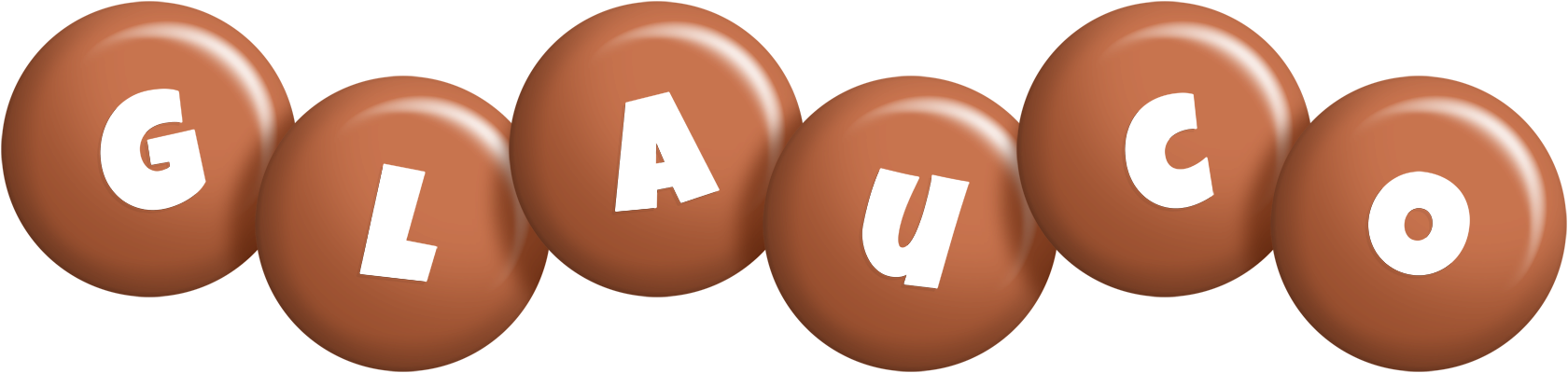 Glauco candy-brown logo