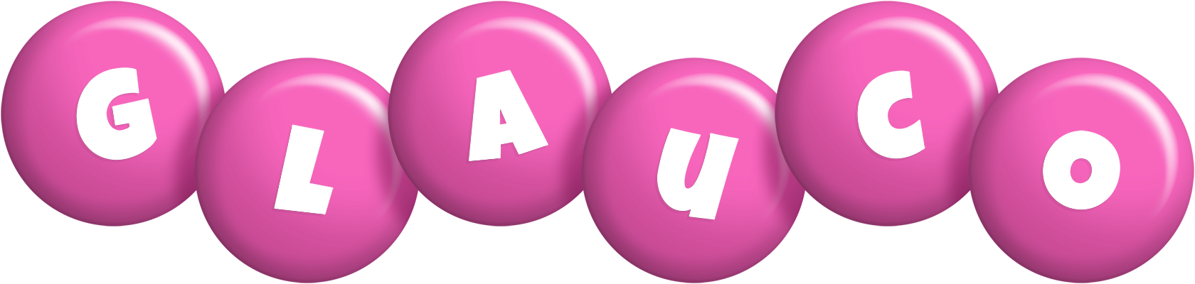 Glauco candy-pink logo
