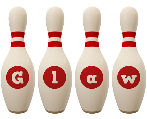 Glaw bowling-pin logo