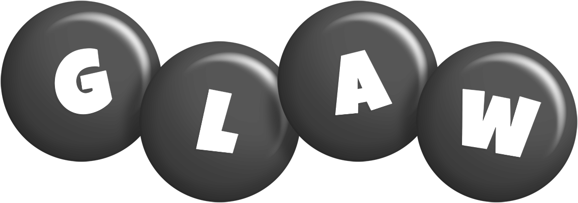 Glaw candy-black logo