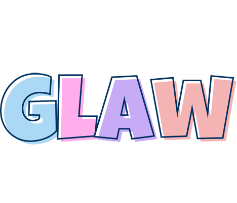 Glaw pastel logo