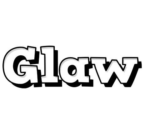 Glaw snowing logo