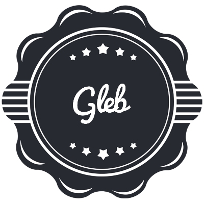 Gleb badge logo