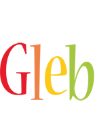 Gleb birthday logo