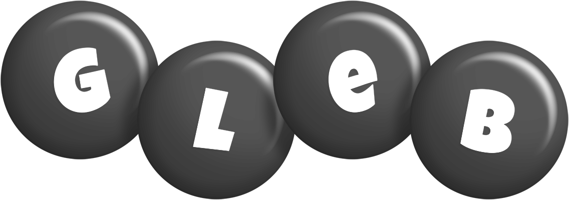 Gleb candy-black logo