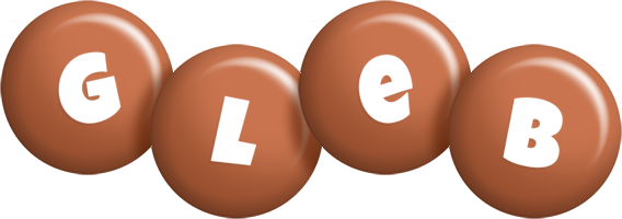 Gleb candy-brown logo