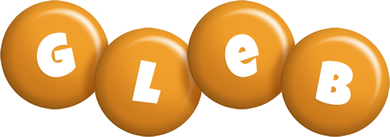 Gleb candy-orange logo