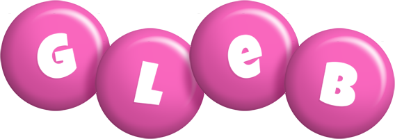 Gleb candy-pink logo