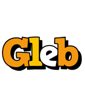 Gleb cartoon logo