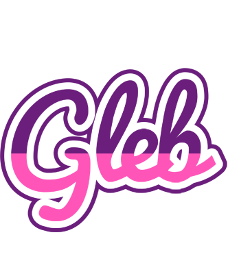 Gleb cheerful logo