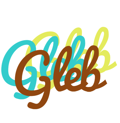 Gleb cupcake logo