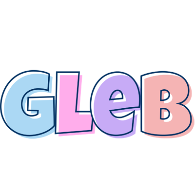 Gleb pastel logo