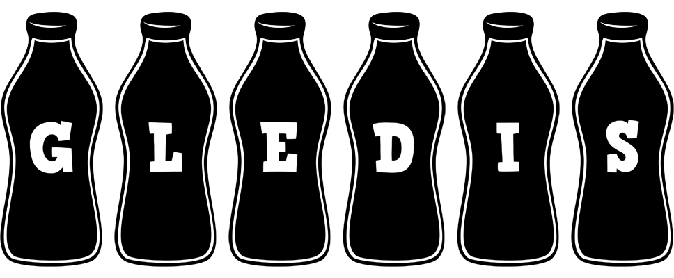 Gledis bottle logo