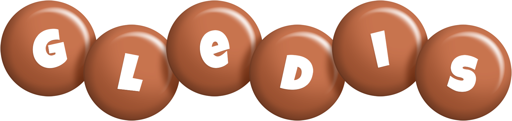 Gledis candy-brown logo