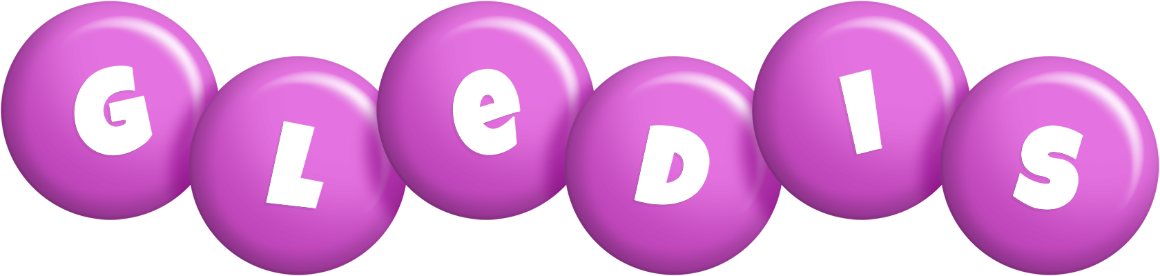 Gledis candy-purple logo
