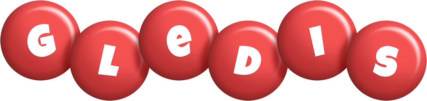 Gledis candy-red logo