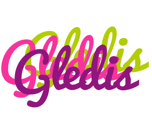Gledis flowers logo