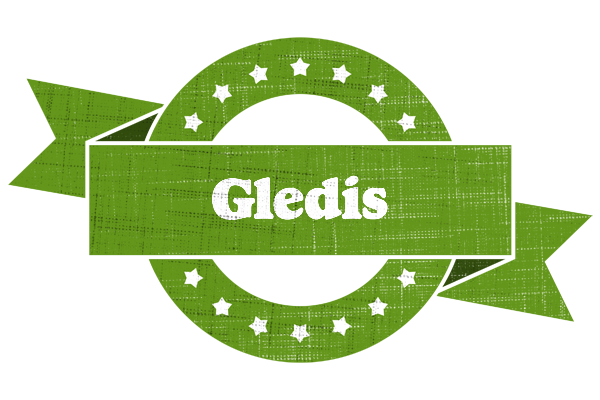 Gledis natural logo