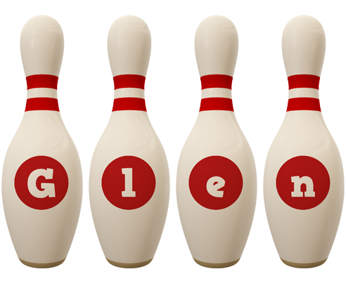 Glen bowling-pin logo