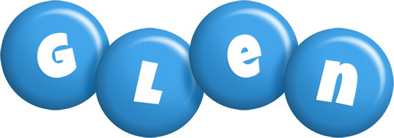 Glen candy-blue logo