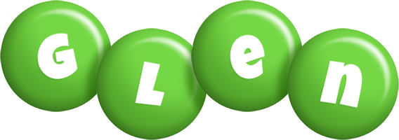 Glen candy-green logo