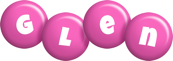 Glen candy-pink logo
