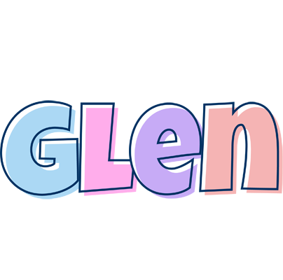 Glen pastel logo