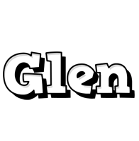 Glen snowing logo