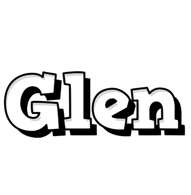 Glen snowing logo