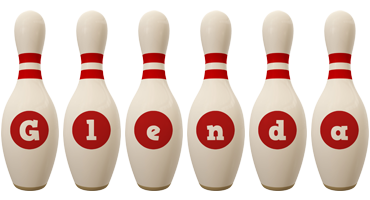 Glenda bowling-pin logo