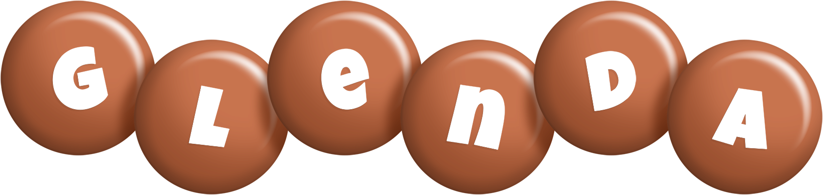 Glenda candy-brown logo